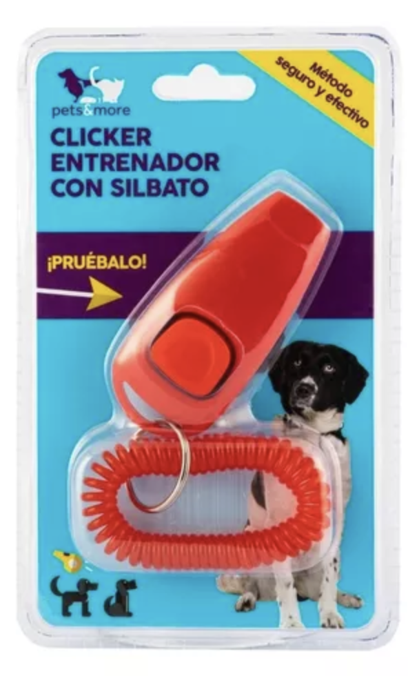 CLICKER ENTRENADOR C/SILBATO
