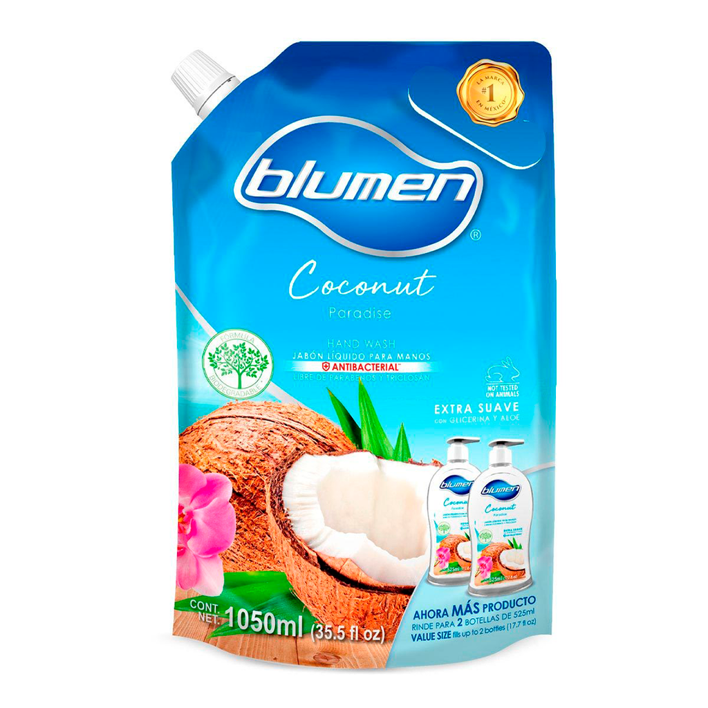 JABON LIQUIDO BLUMEN COCONUT 1050ML 