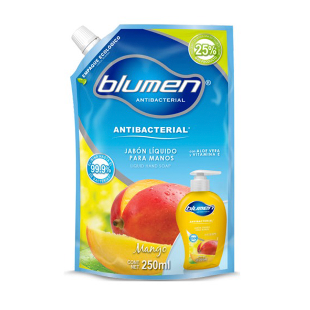 JABON LIQUIDO BLUMEN MANGO 250ML 
