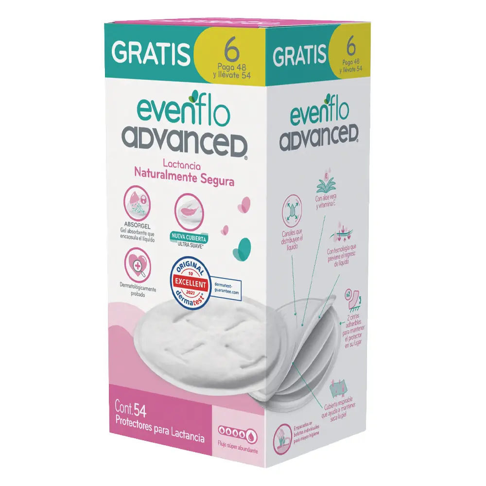 PADS PROTECTORES DE LACTANCIA 48U