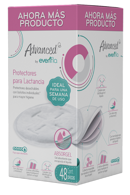 PADS PROTECTORES DE LACTANCIA 48U