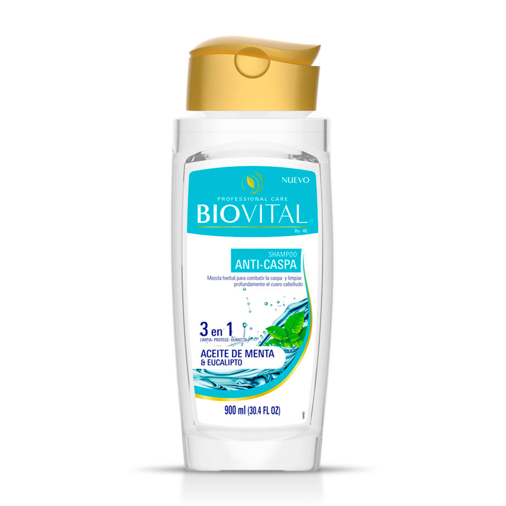 SHAMPOO BIOVITAL ANTICASPA 900ML 