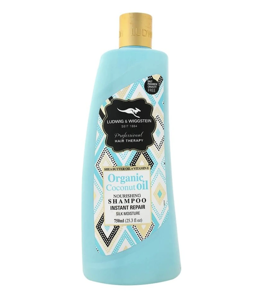 SHAMPOO LUDWIG AND WIGGSTEIN ORGANIC COCONUT OIL 750ML