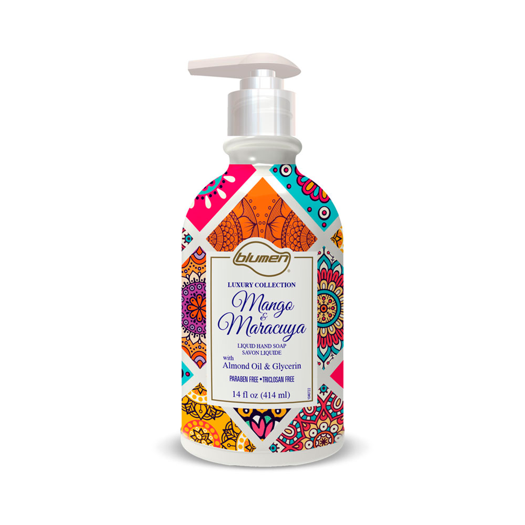 [E1568] JABON HUICHOL MANGO MARACUYA 414ML