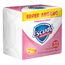 [E8908] JABON ESCUDO VITAMINA E 3PK 110 GR PINK