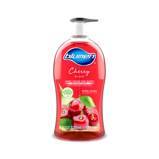 [E5964] JABON LIQUIDO BLUMEN CHERRY 525ML 