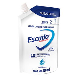 [E9481] JABON LIQUIDO ESCUDO REFILL NEUTRO 450ML