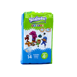 [D5304] PAÑALES SUABEBE POCOYO ETAPA 4/L 14U