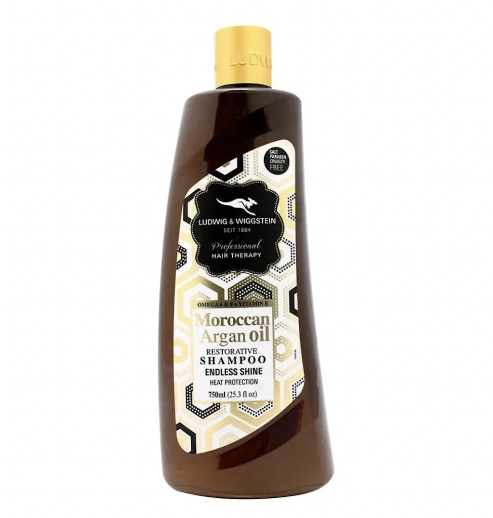 [E1050] SHAMPOO LUDWIG AND WIGGSTEIN MOROCCAN ARGAN OIL 750ML