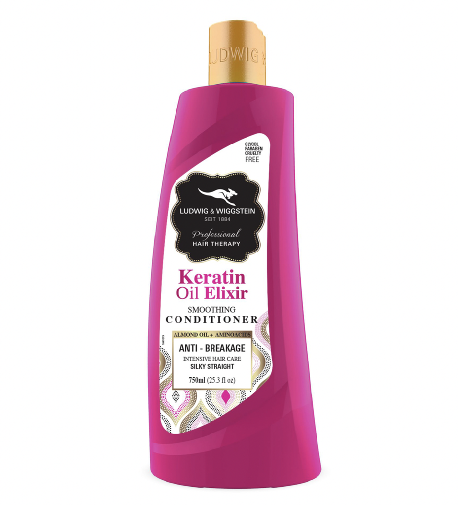 [E1155] ACONDICIONADOR LUDWIG AND WIGGSTEIN KERATIN OIL 750ML