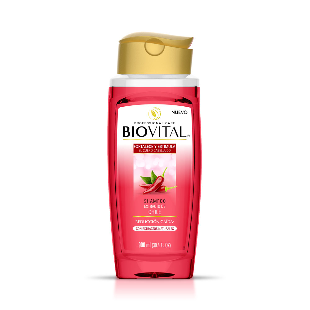 [E0773] SHAMPOO BIOVITAL EXTRACTO DE CHILE 900ML
